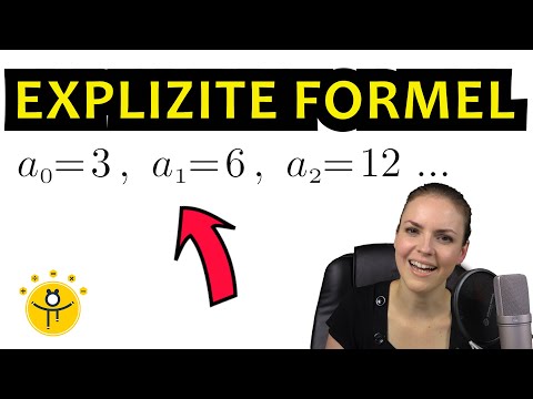EXPLIZITE Formel aufstellen – Folge bestimmen