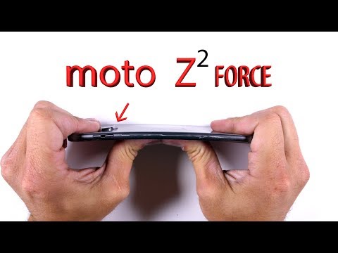 Moto Z2 FORCE Durability Test - Scratch and Bend Test!