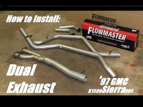 #DIY Flowmaster Dual Exhaust - 97 GMC K1500