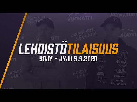 Lehdistötilaisuus: SoJy - JyJu 5.9.2020