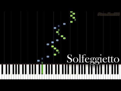 C.P.E. Bach - Solfeggietto (Piano Tutorial) [Synthesia]