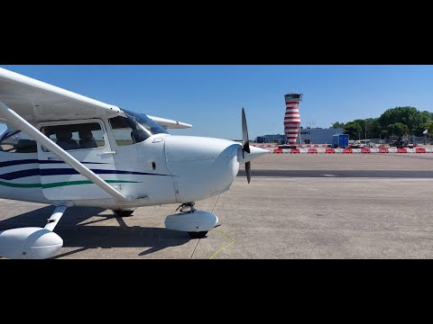 Cessna 172 Flight - Lelystad Airport to Texel (Waddenislands)