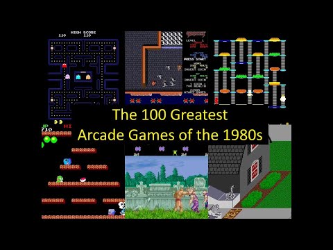The 100 Greatest Arcade Games of the 80s...in 10 minutes