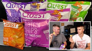 Quest Protein Tortilla Chips - Four Flavors Reviewed plus a Chip Stress Test