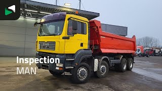 משאית רכינה MAN TGA 41.440 TGA 8X8 18m3 Meiller Tipper Steelsuspension 8x8 Big-A | תמונה 4 - Autoline