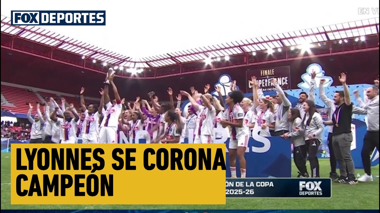 🤩LYONNES SE CORONA CAMPEÓN | Paris Saint-Germain 1-4 Lyonnes | Coupe De France Femenil 2026 | Final