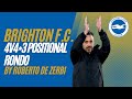 Brighton F.C. - 4v4+3 positional rondo by Roberto De Zerbi