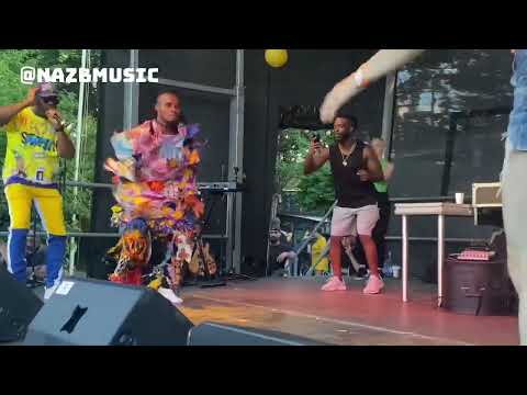 NazB & iKlos performing Ekere Live at Afro Summer Jam Festival Switzerland 2022