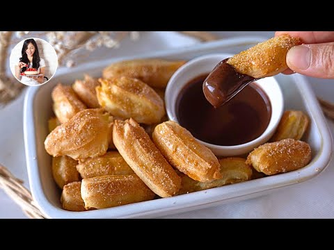 Churros Deliciosos Sin Freír, Sin Gluten, Sin Azúcar y fáciles de hacer | Auxy