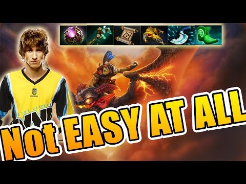 Dota 2 NaVi Dendi vs w33 Very Easy MMR