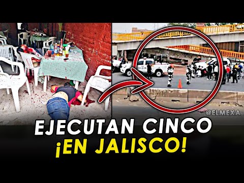 Mafiosos irrumpen en bar y ejecutan a 5 personas, en Jocotepec, Jalisco.