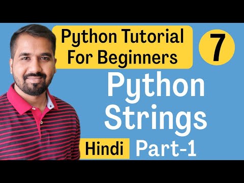 Python Strings Part 1 Explained In Hindi L Python Tutorial For Beginners