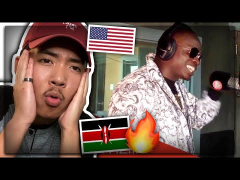 Khaligraph Jones proves why he is the Best Rapper in Kenya And Africa AMERICAN REACTION Kenyan Music