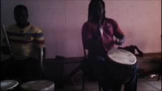 Makan Kone Djembe lesson in Bamako rhythm Soboninkun
