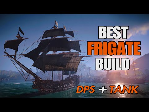 Skull and Bones fully upgraded Frigate | Best Frigate build DPS and tank | Solo WT2