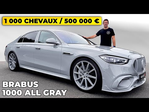 Brabus 1000 All Gray Test Drive - 1000 Horsepower, €500,000!