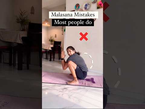 Malasana- Don’t do this Mistakes #malasana #yoga #mistakes #trending #tips
