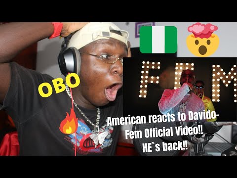 American Reacts To Davido-Fem Official Video!!  HE`S BACK!! African Music to The World!!
