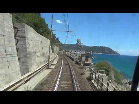 CAB-RIDE (*) in BEL PAESE - Genoa-Ventimiglia OLD RAILROAD (now CLOSED) - Part.4