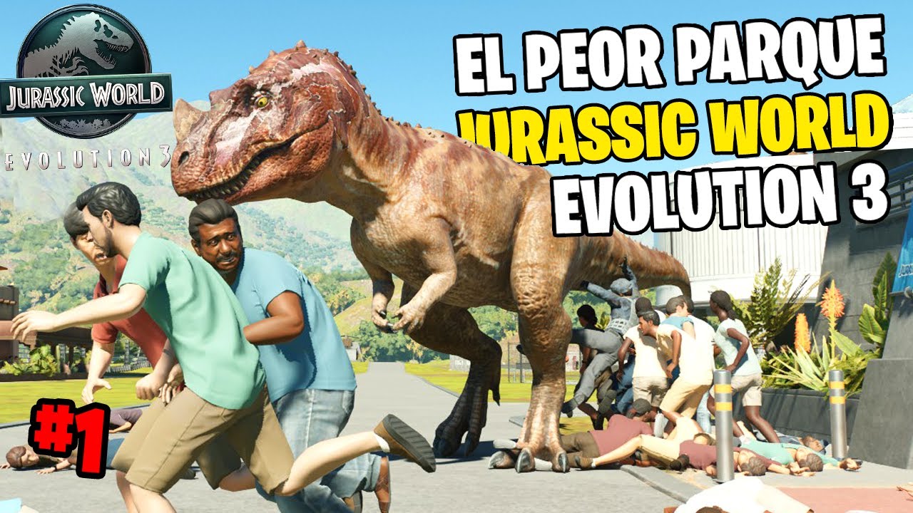 CREO el PEOR PARQUE de DINOSAURIOS #1 | Jurassic World Evolution 3