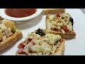 Bread Pizza Bites Bread Pizza On Tawa Lunchbox Recipe By Cooking With Humi Urdu Hindi English