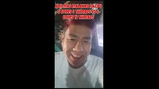 ALIN MAS MALAKAS NA CPU 8 CORES 8 THREADS VS 6 CORES 12 THREADS SINO MAS MAGANDA PANG GAMING