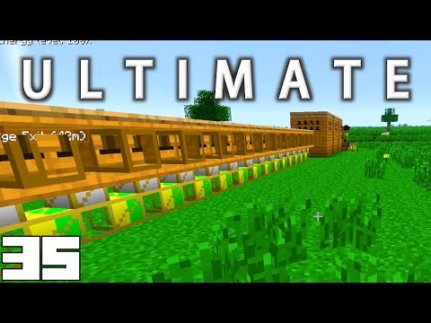 Minecraft Mods FTB Ultimate - AUTOMATIC BEE EXPERIENCE FARM !!! [E35] (HermitCraft Modded Server)