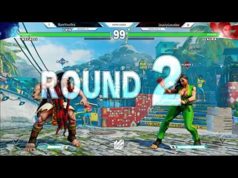 BurnYourBra vs GnarlyGatoAlex - VGArcade SFV VGPro