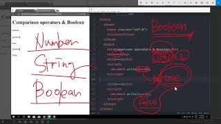 WEB2 JavaScript - 15. 비교 연산자와 블리언