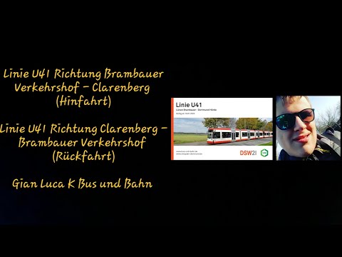 Linie U41 Richtung Brambauer Verkehrshof - Clarenberg (Hin/Rückfahrt) | Teil 2 | GLKBuB