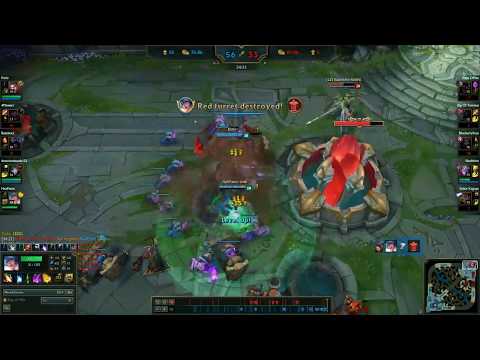 AP Sona - kills Chogath, Lux, Kled, Leblanc, and ends game