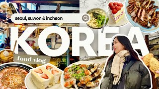 KOREA (SEOUL, INCHEON &amp; SUWON) food vlog 🇰🇷 | 60+ RESTAURANTS, CAFES &amp; BARS (by area) | PART 1