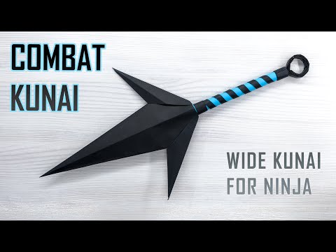 Make Your Own Combat Kunai with Origami Instructions