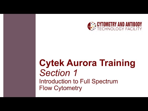 Cytek Aurora Training Part 1: Introduction to Full Spectrum Flow Cytometry