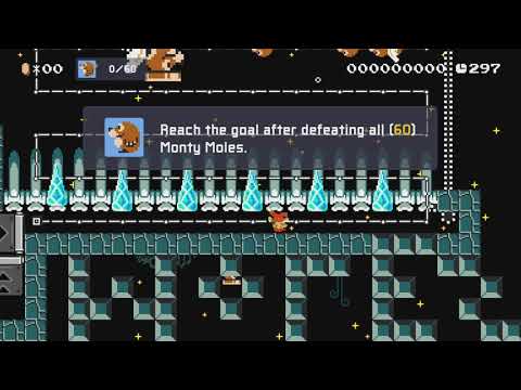 Monty Mole Invaders by Game_Boy07 - Super Mario Maker 2 - No Commentary 1bv