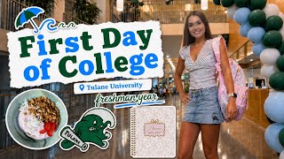 First Day of College!!📍Tulane University *Freshman Year*