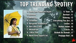 Download lagu TOP TRENDING SPOTIFY TERBARU 2025 | Lagu enak viral terbaru - idgitaf - Sedia Aku Sebelum Hujan mp3