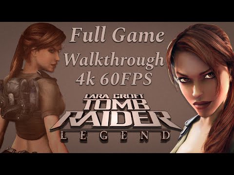 Tomb Raider Legend gameplay (4k 60FPS) Walkthrough [Full Game 100%] Hard Difficulty No Commentary
