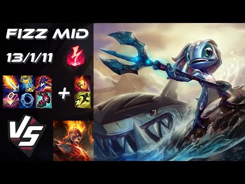MID Fizz vs Brand - NA Grandmaster Patch 25.23