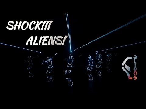 Світлове, лазерне шоу "Aliens", відео 1