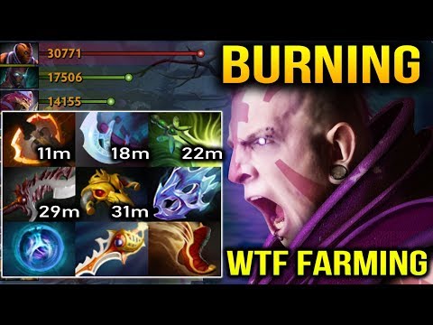BURNING ANTI MAGE WTF FARMING MACHINE IS NOT ENOUGH??? Dota 2