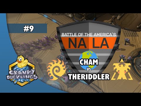 Cham vs THERIDDLER - ZvT | Battle of the Americas #9 | NA-LatAm StarCraft 2 Tournament