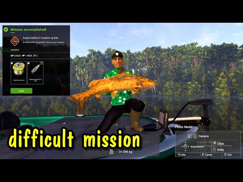 Fishing Planet - Trophy Catfish II : Crayfish Jig Bait Mission - All Fish Guide - Mastering