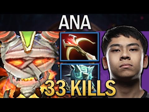 Clinkz Dota 2 Gameplay Ana with 33 Kills - 1100 XPM