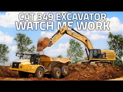 Caterpillar 349 Excavator | RAWSO | Watch Me Work 6