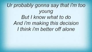 Avril Lavigne - Better Off Alone Lyrics_1