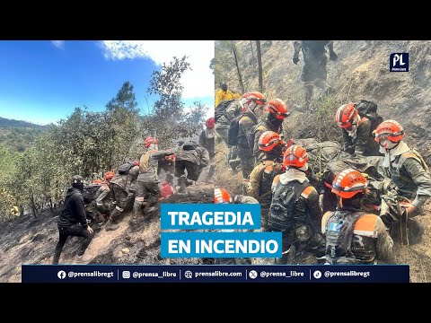 Brigadista de Conred muere atrapado por incendio forestal en Huehuetenango