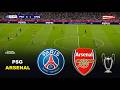Psg Vs Arsenal UEFA Champions League 2026 FINAL Ucl EFootball Pes 21 Gameplay