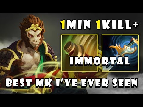 How To Play [Monkey King] Mid in 12Min Rampage "BEST MK" - FullGame Dota 2 7.21