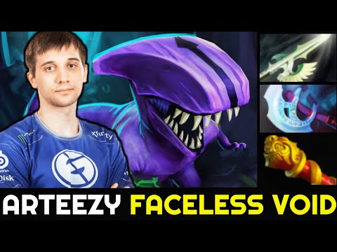 ARTEEZY Faceless Void Bash Lord with Situational Build Halberd 7.27 Dota 2